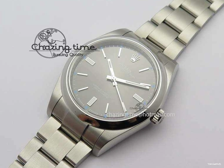 Perpetual 39mm Oyster Bracelet 114300 1:1 SS Best SA3132 Gray JF On Edition Dial 0306
